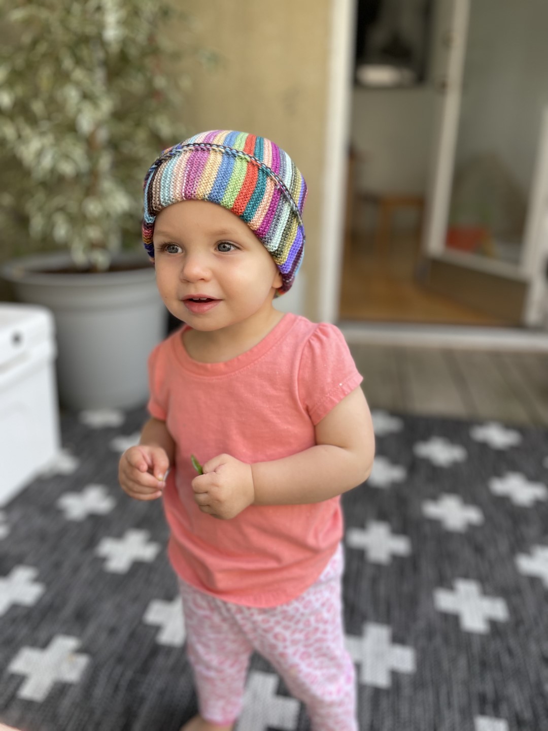 Child's Self-Striping Hat